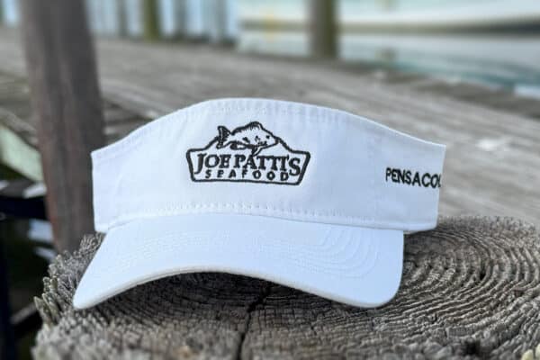 Joe Patti's White Visor
