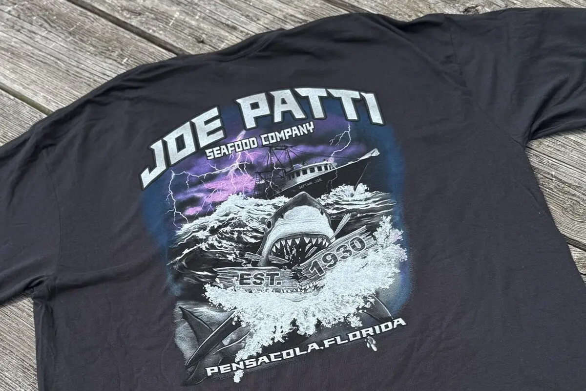 JP T-Shirt Short Sleeve JAWS Distressed Black