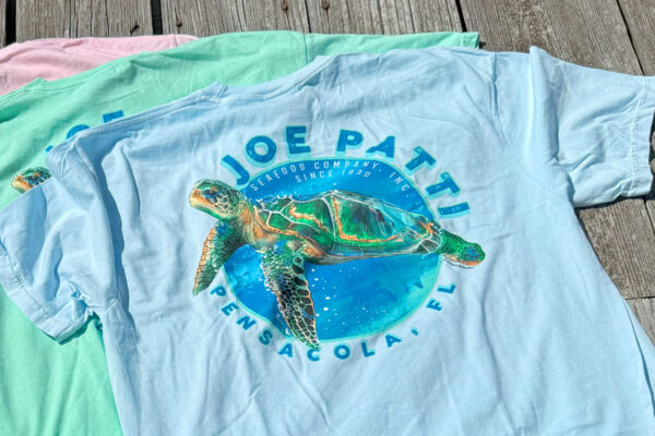 JP Seafood "Turtle" T-Shirt Short Sleeve (Light Blue)