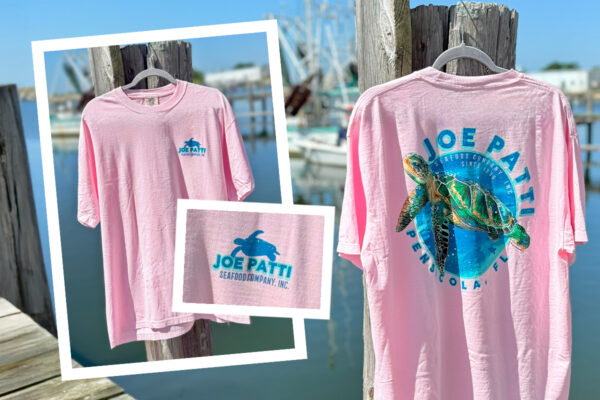 JP Seafood "Turtle" T-Shirt Short Sleeve (Pink) - Image 2