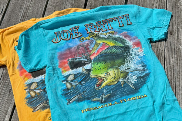 JP Seafood Mahi-Mahi T-Shirt Short Sleeve (Bright Blue)