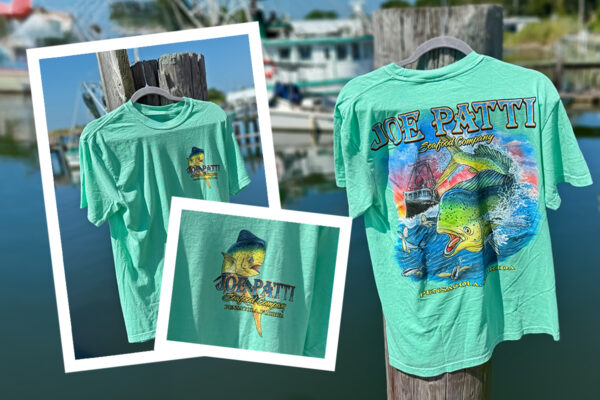 JP Seafood Mahi-Mahi T-Shirt Short Sleeve (Teal Green) - Image 4