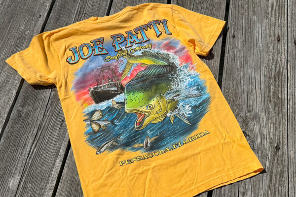 JP Seafood Mahi-Mahi T-Shirt Short Sleeve (Yellow) - Image 3
