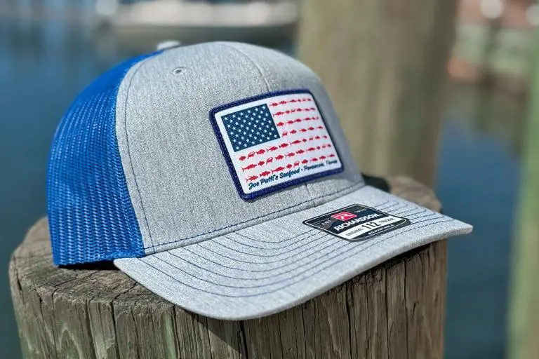 Joe-Pattis-FLAG-gray-blue-Trucker-Hat-01