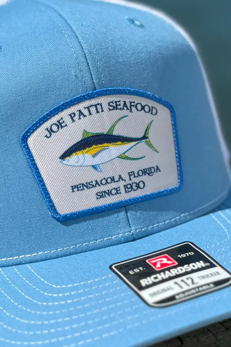 Joe Patti's "Since 1930" Teal Trucker Lt Blue Hat - Image 3