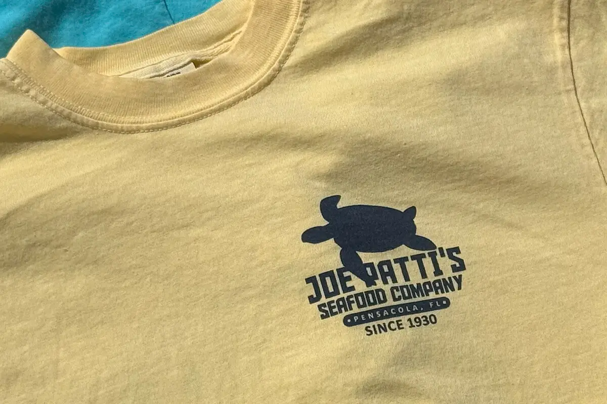 JP Seafood "Turtle 2" T-Shirt Short Sleeve (Yellow) - Image 3