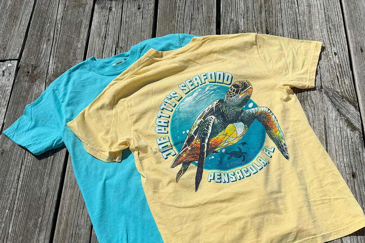 JP Seafood "Turtle 2" T-Shirt Short Sleeve (Yellow) - Image 2